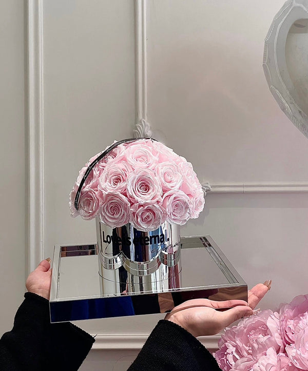 Ballon Crystal Rose Box-Light Pink